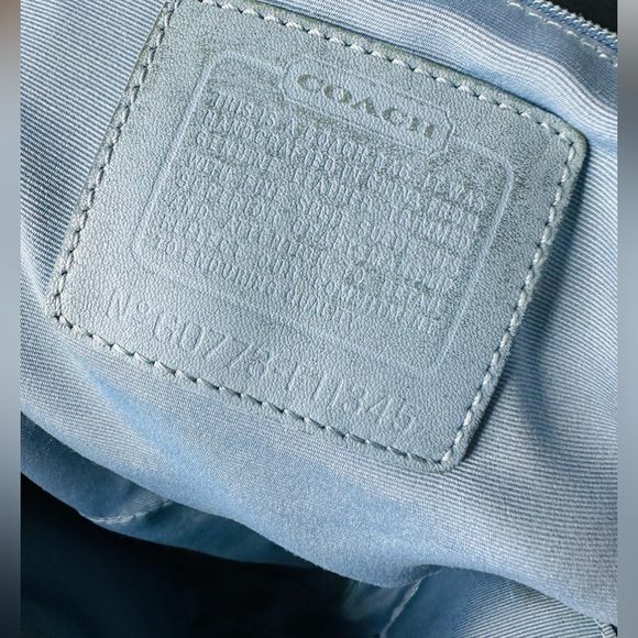 Coach leather suede patchwork black - Picture 4 of 5